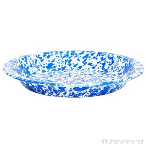 Enamelware Pie Plate - Blue Marble - B001K9LODC
